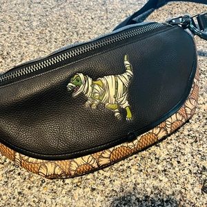 Coach X Michael B. Jordan League Belt Bag In Mummified Signature Canvas Rexy